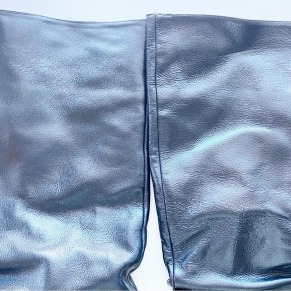 STEVE MADDEN Lux Leather Slouchy Tall Heeled Boots NEW - Picture 8 of 8